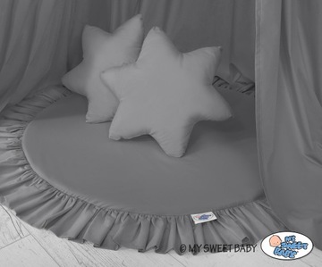 Комплект: Подвесной балдахин, коврик, подушки, антрацит.