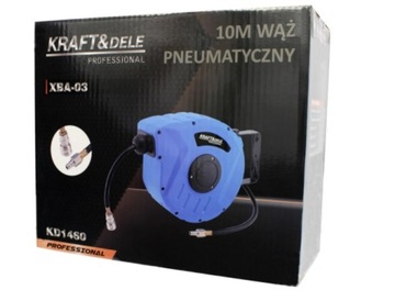 ШЛАНГ ПНЕВМАТИЧЕСКИЙ НА БАРАБАНЕ, ВКАТАННЫЙ 10М KD1460