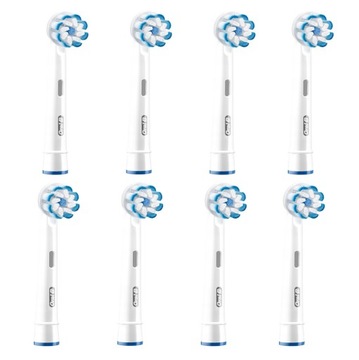 8x KOŃCÓWKA DO SZCZOTECZKI DO ZĘBÓW ORAL-B SENSI ULTRATHIN ORYGINALNE