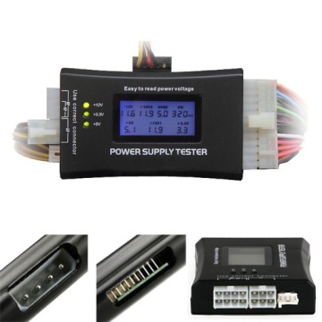 Тестер блока питания MOLEX SATA HDD ATX ITX BTX - LCD