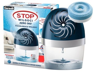 CERESIT AERO 360 POCHŁANIACZ STOP WILGOCI + GRATIS TABLETKA