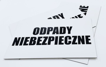 ОПАСНЫЕ ОТХОДЫ доска, доска, ПВХ 40х25