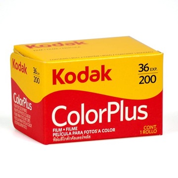 KODAK COLORPLUS 200/36 ZDJĘĆ FILM KOLOROWY NEGATYW KLISZA NA 36 ZDJĘĆ