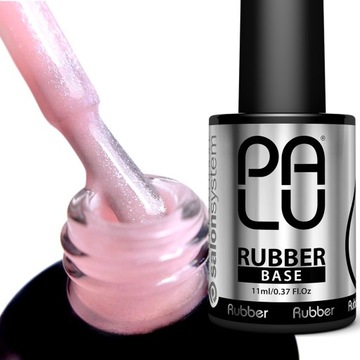 PALU RUBBER BASE BAZA KAUCZUKOWA RÓŻOWA Z DROBINKAMI 12 11 ml