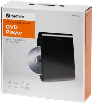 DVD-плеер DENVER DWM-100USB MK3 Черный