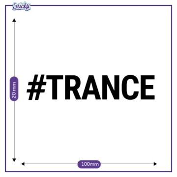 Наклейка на автомобиль TRANCE FESTIVAL 10 см