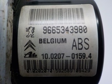 НАСОС АБС PEUGEOT 207 9665343980 10.0970-1159.3