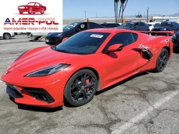 Chevrolet Corvette C7 2022 Chevrolet Corvette 2022, 6.2L, STINGRAY 1LT, od ubezpieczalni 6.2 Benzyna