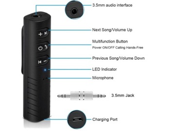 Передатчик Mini Jack 3,5 мм Bluetooth AUX НАУШНИКИ
