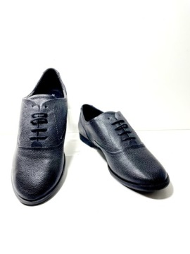 ЧЕРНЫЕ ЖЕНСКИЕ ТУФЛИ НА ШНУРОВКЕ, размер 39