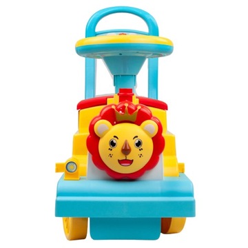 ИНТЕРАКТИВНЫЙ ЛОКОМОТИВНЫЙ ПРИЦЕП RIDE-ON PUSHER СО ЗВУКОВЫМ ПОЕЗДОМ