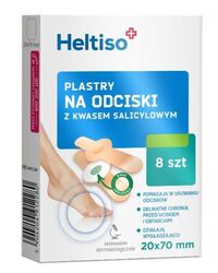 HELTISO PLASTRY NA ODCISKI Z KWASEM SALICYLOWYM 8