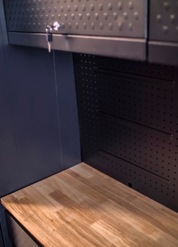 Мебель для мастерской GS-ZESTAW Шкаф для инструментов, деревянная столешница, Купчик