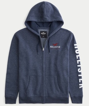 Hollister rozpinana bluza męska z kapturem r. XXL