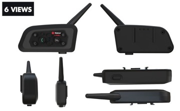2x мотоциклетные рации Bluetooth 1500M