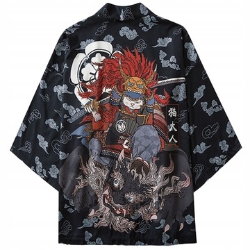 KIMONO MĘSKIE LETNIE SZLAFROK JAPOŃSKIE LATO WZÓR