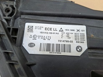 BMW 3 F30 31 FACELIFT FULL LED LEVÝ 7214795-02