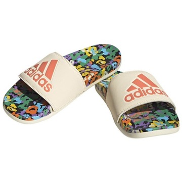 KLAPKI ADIDAS ADILETTE COMFORT SPORTOWE BASENOWE PLAŻOWE MULTIKOLOR R.38