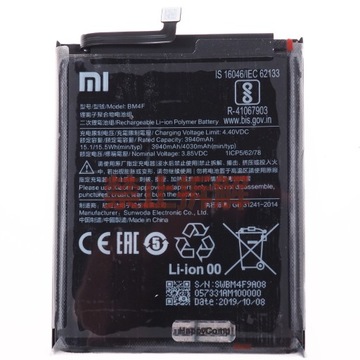 Oryginalna Bateria używana XIAOMI MI 9 LITE M1904F3BG BM4F