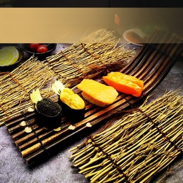 MINI TALERZE PŁOTOWE NARZĘDZIE DO DEKORACJI SUSHI TALERZ DO SERWOWANIA UKŁAD BAMBUSOWY