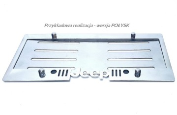 Рамка для маленьких номеров Jeep SRT из нержавеющей стали США