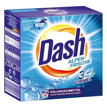 Proszek do prania białych niemiecki DE DASH Color Frische 18 prań 1,17 kg