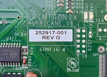 Материнская плата контроллера Printronix P7000 PCBA V6, 252917-001