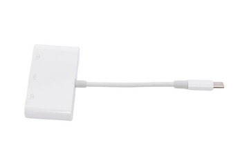 Кабель-переходник USB-C на 2x USB + USB-C для смартфона, ноутбука