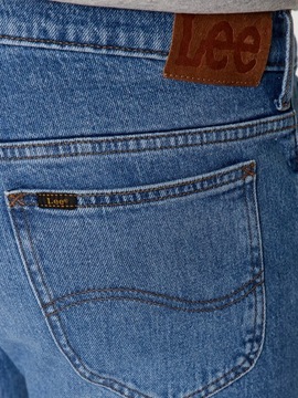 УЗКИЕ ДЖИНСЫ Lee RIDER SLIM Downtown СИНИЕ ДЖИНСЫ W31 L30