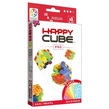 Happy Cube PRO (6 łamigłówek 2D & 3D) - SmartGames
