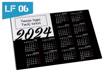 Магнит на холодильник КАЛЕНДАРЬ ВАШ ТЕКСТ ЛОГОТИП 14х20