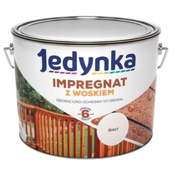 Impregnat z woskiem Jedynka biały 2,5 l