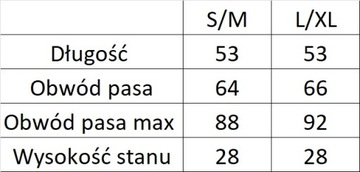 Spodenki kolarki prążek damskie S/M