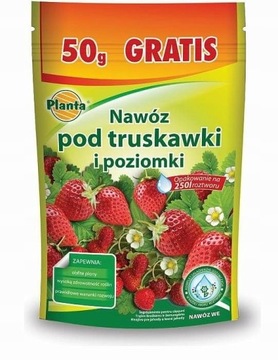 NAWÓZ DO TRUSKAWKI POZIOMKI WIĘKSZE SMACZNE ZBIORY GRUNT DONICZKA 250g=250L