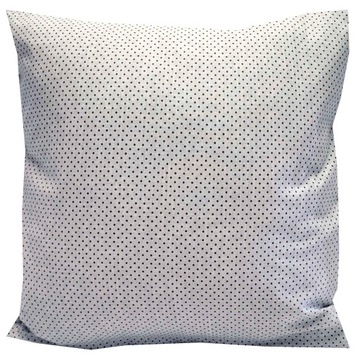 Poszewka na jaśka poduszkę 45x45 Czarna kropka