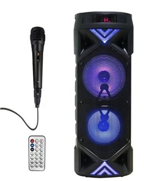 Głośnik Bluetooth Przenośny Bezprzewodowy Karaoke ZQS6203 Mikrofon