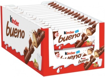 Kinder Bueno Bar Wafer Pack 30 x 43g 1290g