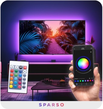 Светодиодная лента 3M RGB USB 5050 с подсветкой для светодиодов телевизора, набор приложений для дистанционного управления