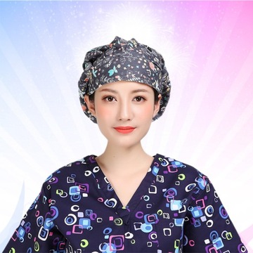 Больничная шапка Рабочие шапки с повязкой на руку