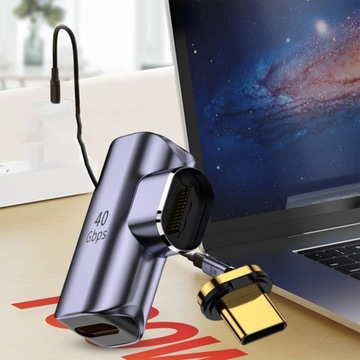 Ładowanie wielofunkcyjnego urządzenia PD 100 W 40 Gb/s 8K Wygięty bok do przesyłania danych wyjściowych