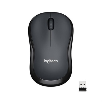 Бесшумная мышь Logitech M220 1000DPI nanoUSB, черная