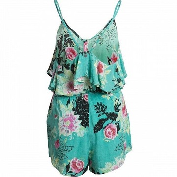 BILLABONG Kolorowy plażowy kombinezon floral (XS)