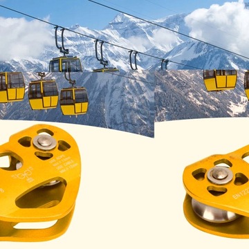 ЗИПЛАЙН БЛОК 30КН ЖЕЛТЫЙ