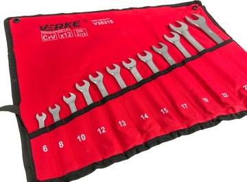 НАБОР КЛЮЧЕЙ РОЖКОВЫХ КЛЮЧЕЙ 6-32 мм CRV STRONG + КОРПУС