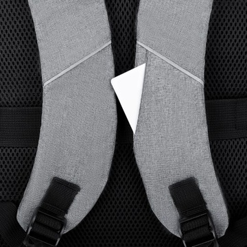 ЧЕРНЫЙ РЮКЗАК CITY ДЛЯ НОУТБУКА 15,6 ДЮЙМОВ С Водонепроницаемый USB РЮКЗАК