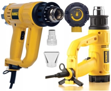 ТЕПЛОВАЯ ПИСТОЛЕТКА DeWalt С НАКОНЕЧНИКАМИ 600°C D26411 1800Вт