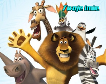Puzzle Madagaskar 192el + imię Gratis RÓŻNE WZORY!