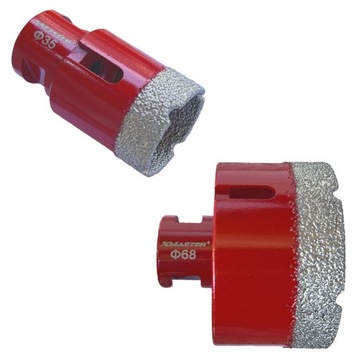 НАБОР АЛМАЗНОЙ КОЛОРОЧНОЙ ПИЛЫ ДЛЯ ГОНЧАРНЫХ ИЗДЕЛИЙ M14 ⌀ 6,8,10,35,68 мм + ПЕРЕХОДНИК