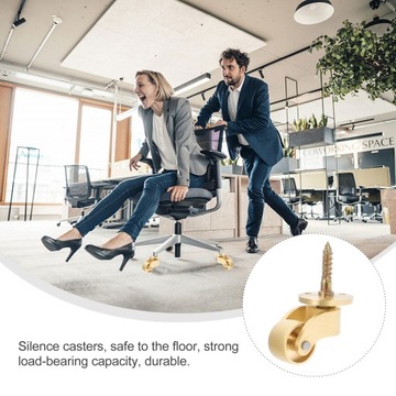 МЕБЕЛЬНЫЕ ПОВОРОТНЫЕ КОЛЕСА 2 ШТ.