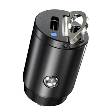 НОВОЕ автомобильное зарядное устройство Mini Dual USB Type-C PD, адаптер быстрого подключения 30 Вт